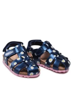 Geox Sandales B.S Chalki G. A B252RA 000NF C4002 M Bleu marine -Mules et sandales Soldes geox sandales b s chalki g a b252ra 000nf c4002 m bleu marine 4