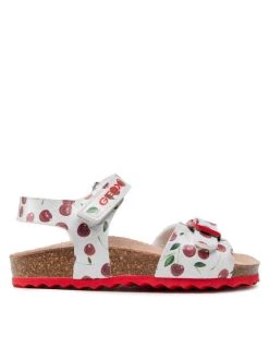 Geox Sandales B S.Chalki G. A B922RA 000QD C0544 S Blanc -Mules et sandales Soldes geox sandales b s chalki g a b922ra 000qd c0544 s blanc 1