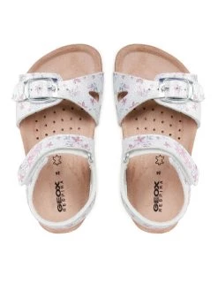 Geox Sandales J Adriel G. C J028MC 000QD C1019 M Blanc -Mules et sandales Soldes geox sandales j adriel g c j028mc 000qd c1019 m blanc 5