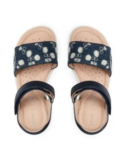 Geox Sandales J S.Coralie G. D J026ED 0DSBC C4002 M Bleu marine -Mules et sandales Soldes geox sandales j s coralie g d j026ed 0dsbc c4002 m bleu marine 5