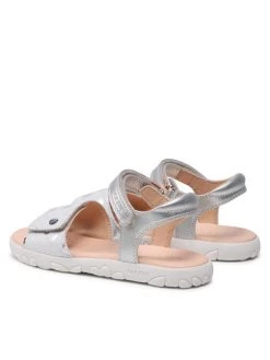 Geox Sandales J S.Haiti G.A J028ZA 007NF C0007 D Gris -Mules et sandales Soldes geox sandales j s haiti g a j028za 007nf c0007 d gris 2