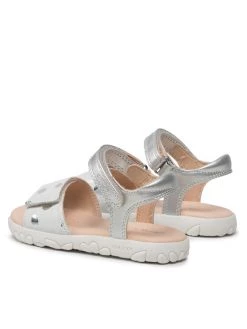 Geox Sandales J S.Haiti G.A J028ZA 007NF C0007 M Argent -Mules et sandales Soldes geox sandales j s haiti g a j028za 007nf c0007 m argent 2