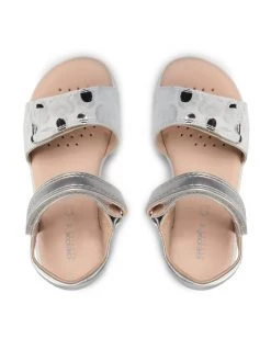 Geox Sandales J S.Haiti G.A J028ZA 007NF C0007 M Argent -Mules et sandales Soldes geox sandales j s haiti g a j028za 007nf c0007 m argent 5