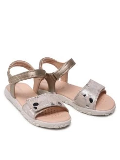 Geox Sandales J S.Haiti G.A J028ZA 007NF C0262 S Beige -Mules et sandales Soldes geox sandales j s haiti g a j028za 007nf c0262 s beige 4