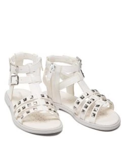 Geox Sandales J S.Karly G. C 2535C 000BC C1000 M Blanc -Mules et sandales Soldes geox sandales j s karly g c 2535c 000bc c1000 m blanc 4