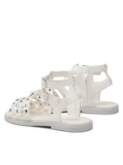 Geox Sandales J S.Karly G. C J2535C 000BC C1000 S Blanc -Mules et sandales Soldes geox sandales j s karly g c j2535c 000bc c1000 s blanc 2