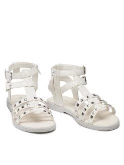 Geox Sandales J S.Karly G. C J2535C 000BC C1000 S Blanc -Mules et sandales Soldes geox sandales j s karly g c j2535c 000bc c1000 s blanc 4