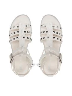 Geox Sandales J S.Karly G. C J2535C 000BC C1000 S Blanc -Mules et sandales Soldes geox sandales j s karly g c j2535c 000bc c1000 s blanc 5