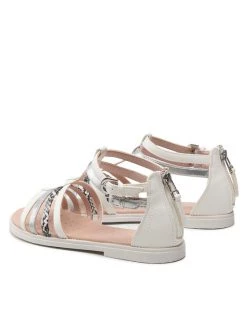 Geox Sandales J S.Karly G. D J7235D 054AJ C0007 S Blanc -Mules et sandales Soldes geox sandales j s karly g d j7235d 054aj c0007 s blanc 2