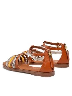 Geox Sandales J S.Karly G. D J7235D 054AJ C5102 S Marron -Mules et sandales Soldes geox sandales j s karly g d j7235d 054aj c5102 s marron 2