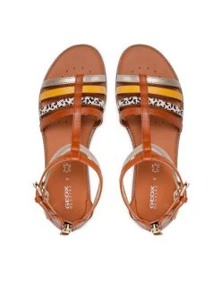 Geox Sandales J S.Karly G. D J7235D 054AJ C5102 S Marron -Mules et sandales Soldes geox sandales j s karly g d j7235d 054aj c5102 s marron 5