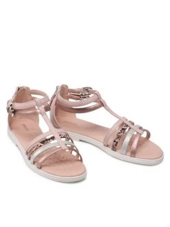 Geox Sandales J S.Karly G. D J7235D 054AJ C8172 S Rose -Mules et sandales Soldes geox sandales j s karly g d j7235d 054aj c8172 s rose 4