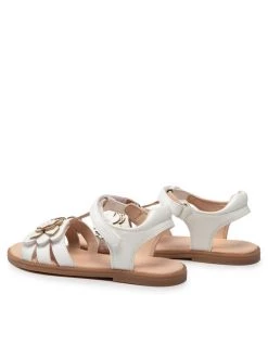 Geox Sandales J S.Karly G.H J0235H 000NF C1000 S Blanc -Mules et sandales Soldes geox sandales j s karly g h j0235h 000nf c1000 s blanc 2