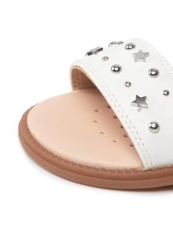 Geox Sandales J S.Karly G. H J2535H 000BC C1000 M Blanc -Mules et sandales Soldes geox sandales j s karly g h j2535h 000bc c1000 m blanc 5