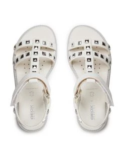 Geox Sandales J S.Karly G. I J2535I 000BC C1000 M Blanc -Mules et sandales Soldes geox sandales j s karly g i j2535i 000bc c1000 m blanc 5