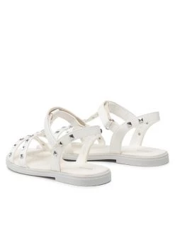 Geox Sandales J S.Karly G. I J2535I 000BC C1000 S Blanc -Mules et sandales Soldes geox sandales j s karly g i j2535i 000bc c1000 s blanc 2