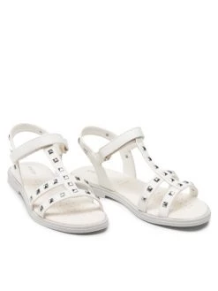 Geox Sandales J S.Karly G. I J2535I 000BC C1000 S Blanc -Mules et sandales Soldes geox sandales j s karly g i j2535i 000bc c1000 s blanc 4