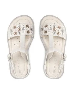 Geox Sandales J S.Starblush G. A J25FYA 000BC C1000 M Blanc -Mules et sandales Soldes geox sandales j s starblush g a j25fya 000bc c1000 m blanc 5