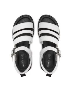 Geox Sandales J S.Starbulush G. B J25FYB 000BC C1000 M Blanc -Mules et sandales Soldes geox sandales j s starbulush g b j25fyb 000bc c1000 m blanc 5