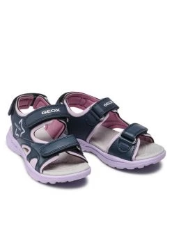 Geox Sandales J Vaniett G. A J256AA 054AJ C4215 M Bleu marine -Mules et sandales Soldes geox sandales j vaniett g a j256aa 054aj c4215 m bleu marine 4