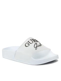 Guess Mules / sandales de bain Dina FI6DIN ELE19 Blanc