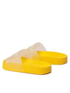 Guess Mules / sandales de bain Dina FI6DIN ELE19 Blanc -Mules et sandales Soldes guess mules sandales de bain dina fi6din ele19 blanc 3 2