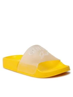 Guess Mules / sandales de bain Dina FI6DIN ELE19 Blanc