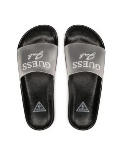 Guess Mules / sandales de bain Dina FJ6DIN ELE19 Blanc Couleur Noir -Mules et sandales Soldes guess mules sandales de bain dina fj6din ele19 blanc 1 4