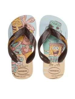 Havaianas Tongs K T Spongeb 41470660570 Marron -Mules et sandales Soldes havaianas tongs k t spongeb 41470660570 marron 4