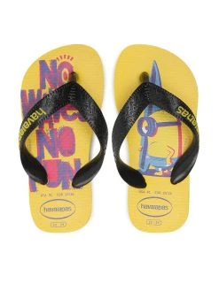 Havaianas Tongs Minions Fc 41331671048 Noir -Mules et sandales Soldes havaianas tongs minions fc 41331671048 noir 4