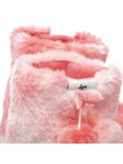 HYPE Chaussons Slipper Boot YWBS-079 Rose -Mules et sandales Soldes hype chaussons slipper boot ywbs 079 rose 5