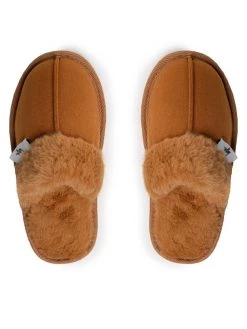 HYPE Chaussons YWBS-065 Marron -Mules et sandales Soldes hype chaussons ywbs 065 marron 4