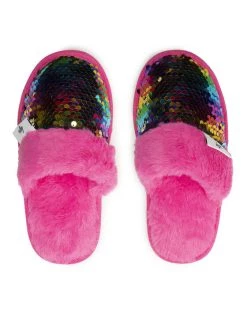 HYPE Chaussons YWBS-069 Rose -Mules et sandales Soldes hype chaussons ywbs 069 rose 4