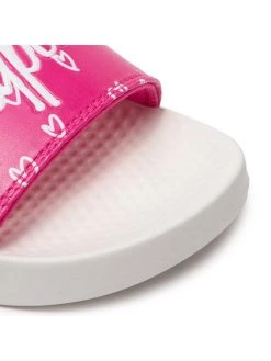 HYPE Mules / sandales de bain Hearts Script Sliders ZVLR-715 Rose -Mules et sandales Soldes hype mules sandales de bain hearts script sliders zvlr 715 rose 5