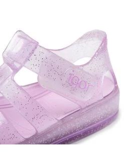 Igor Sandales Star Glitter S10265-212 Violet -Mules et sandales Soldes igor sandales star glitter s10265 212 violet 5