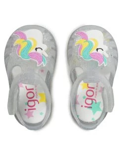 Igor Sandales Tobby Unicorno S10279-091 Argent 13 Igor Sandales Tobby Unicorno S10279-091 Argent -Mules et sandales Soldes igor sandales tobby unicorno s10279 091 argent 5