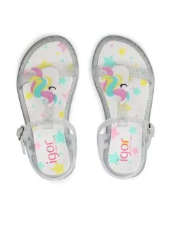 Igor Sandales Tricia Unicornio S10274-091 Blanc -Mules et sandales Soldes igor sandales tricia unicornio s10274 091 blanc 4