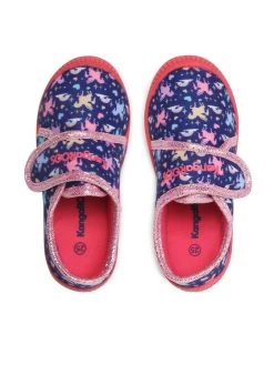 KangaRoos Chaussons K-Homie 18860 000 6265 Bleu marine -Mules et sandales Soldes kangaroos chaussons k homie 18860 000 6265 bleu marine 5