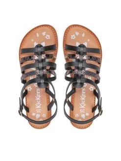 Kickers Sandales Dixon 695577-30-82 D Noir -Mules et sandales Soldes kickers sandales dixon 695577 30 82 d noir 5