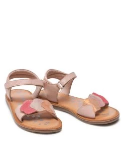 Kickers Sandales Dyastar 858581-10-133 D Rose -Mules et sandales Soldes kickers sandales dyastar 858581 10 133 d rose 4