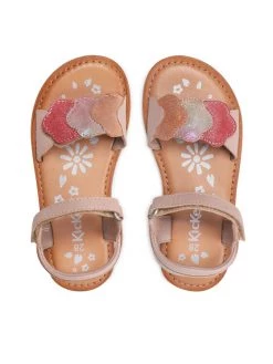 Kickers Sandales Dyastar 858581-10-133 D Rose -Mules et sandales Soldes kickers sandales dyastar 858581 10 133 d rose 5