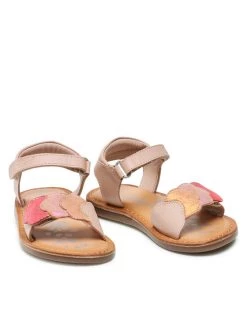 Kickers Sandales Dyastar 858581-10 S Rose -Mules et sandales Soldes kickers sandales dyastar 858581 10 s rose 4