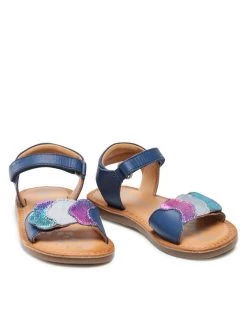 Kickers Sandales Dyastar 858583-30 S Bleu marine -Mules et sandales Soldes kickers sandales dyastar 858583 30 s bleu marine 4