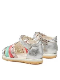 Kickers Sandales Gyana 894671-10 M Argent -Mules et sandales Soldes kickers sandales gyana 894671 10 m argent 2