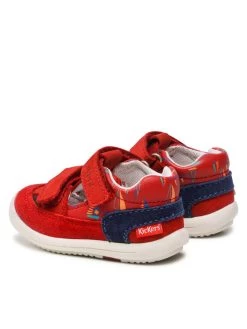 Kickers Sandales Kid 692396-10 M Rouge 10 Kickers Sandales Kid 692396-10 M Rouge -Mules et sandales Soldes kickers sandales kid 692396 10 m rouge 2
