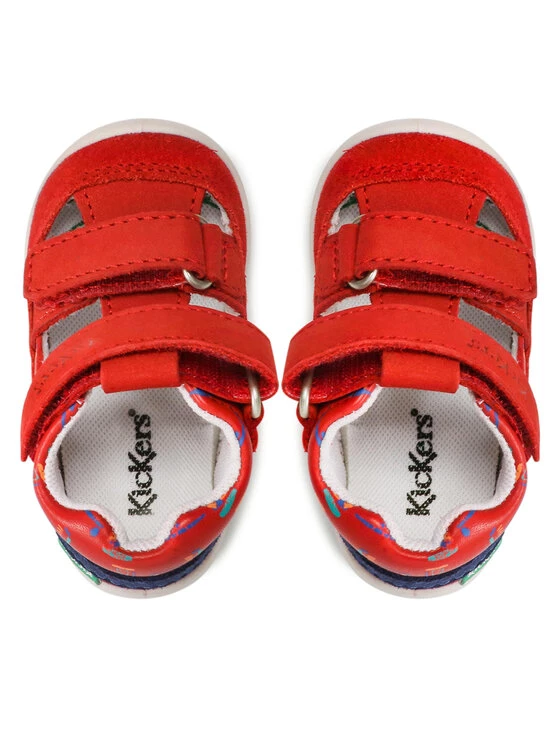 Kickers Sandales Kid 692396-10 M Rouge 8 Kickers Sandales Kid 692396-10 M Rouge – Image 6