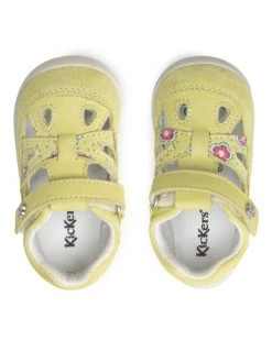 Kickers Sandales Kiki 692388-10 M Vert -Mules et sandales Soldes kickers sandales kiki 692388 10 m vert 4