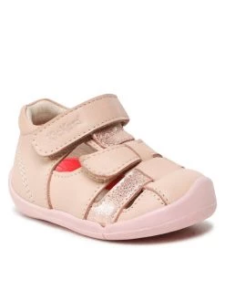 Mules et sandales Soldes 9 Kickers Sandales Wasabou 858393-10 Rose