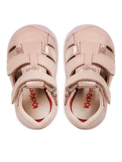 Kickers Sandales Wasabou 858393-10 Rose -Mules et sandales Soldes kickers sandales wasabou 858393 10 rose 5