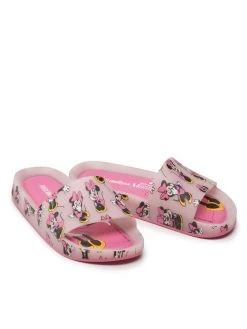 Melissa Mules / sandales de bain Mini Melissa Beach Slide 33393 Rose -Mules et sandales Soldes melissa mules sandales de bain mini melissa beach slide 33393 rose 4